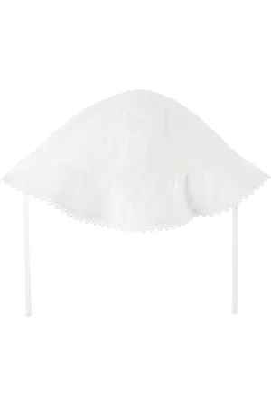 Chloé Cappelli - Baby White Embroidered Hat