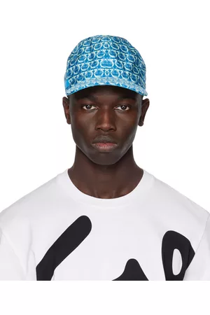 Salvatore Ferragamo Blue Gancini Cap