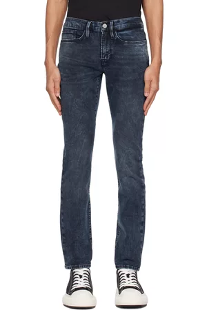 Frame Uomo Jeans - Gray 'L'Homme Skinny Degradable' Jeans