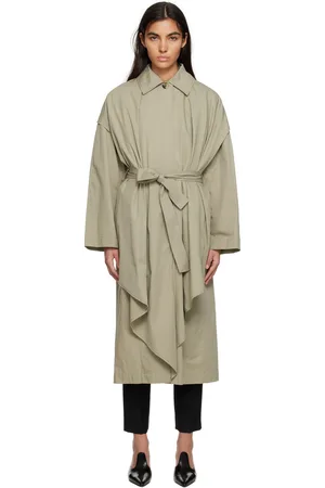 Totême Beige Layered Trench Coat