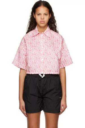 Moncler Donna Camicie - Pink Printed Shirt