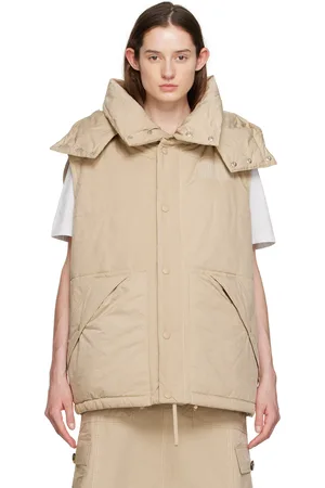 Marc Jacobs Beige Oversized Puffer Vest