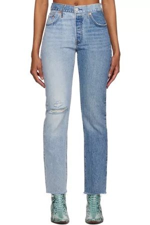 Levi's Donna Pantaloni - Blue 501 Two-Tone Jeans