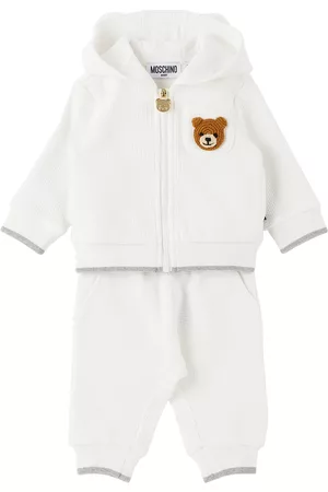 Moschino Tute sportive - Baby White Teddy Bear Tracksuit