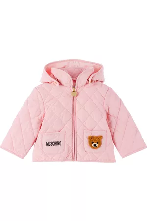 Moschino Giacche - Baby Pink Detachable Hood Jacket