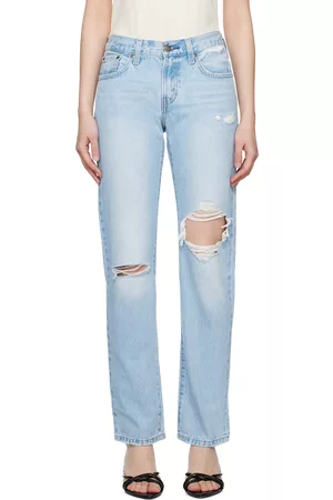 Levi's Donna Pantaloni chinos - Blue Middy Straight Jeans