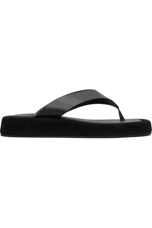 The Row Black Ginza Sandals