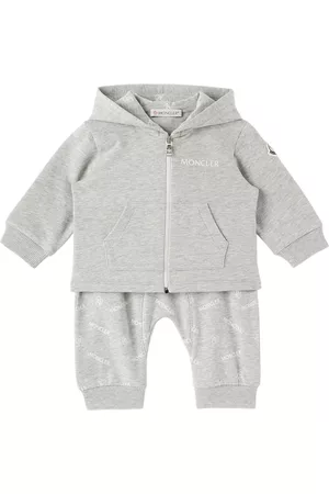 Moncler Baby Gray Printed Tracksuit