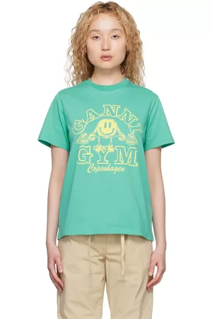 Ganni Blue 'Gym' T-Shirt