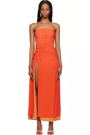 SIMON MILLER Donna Vestiti lunghi - Orange Swizzle Maxi Dress