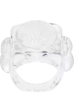 Jean Paul Gaultier Donna Anelli - Transparent La Manso Edition Ice Cube Ring