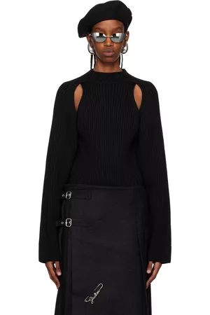 Jean Paul Gaultier Donna Maglioni - Black Cutout Sweater