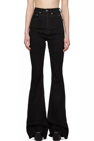 Rick Owens Donna Jeans a zampa & bootcut - Black Bolan Bootcut Jeans