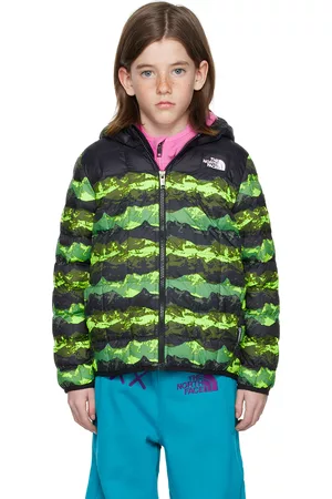 The North Face Giacche - Kids Green Hooded Little Kids Jacket