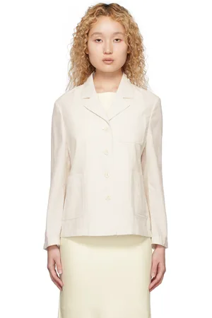 DUNST White Summer Blazer
