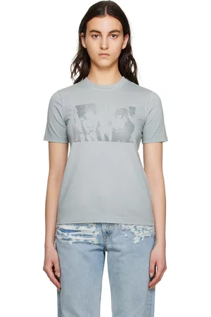 Diesel Donna T-shirt - Gray T-Reg-G2 T-Shirt