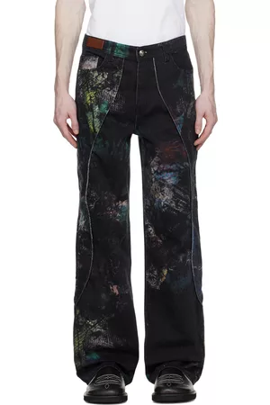 Andersson Bell Uomo Jeans - Black Scratch Curved Jeans