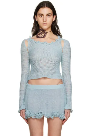 SSENSE Exclusive Blue Sweater