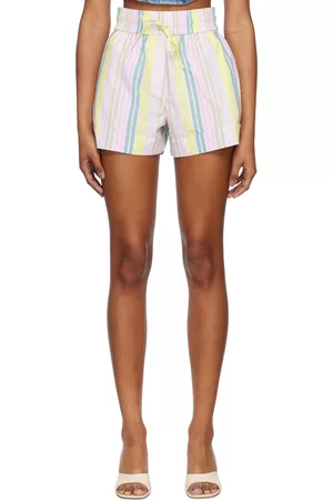 Ganni Donna Pantaloncini - Multicolor Three-Pocket Shorts