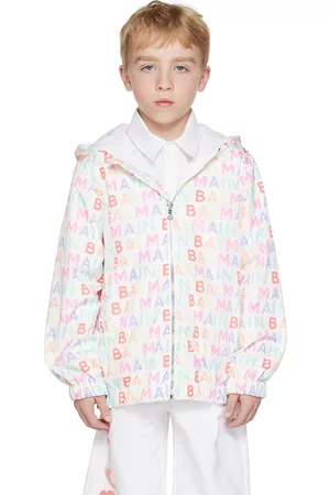Balmain Giacche - Kids Multicolor Printed Jacket
