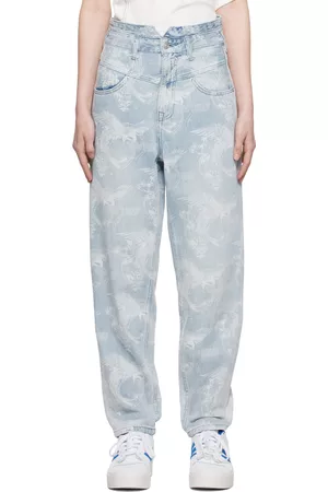 Evisu Donna Pantaloni - Indigo Embroidered Jeans