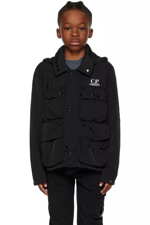 C.P. Company Giacche - Kids Black Goggle Jacket