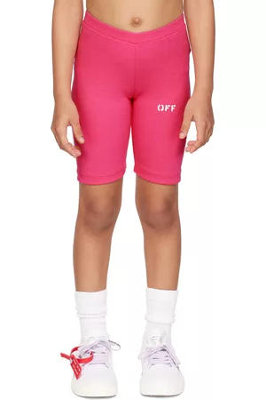 OFF-WHITE Pantaloncini - Kids Pink 'Off' Stamp Shorts
