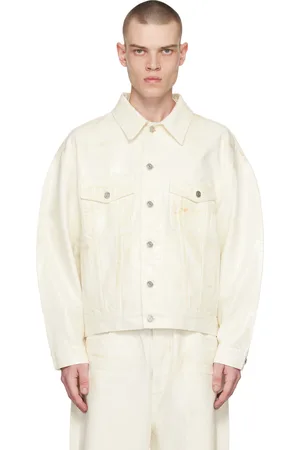 We11 Done Foil Coated Trucker Denim Jacket