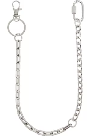 In Gold We Trust Uomo Gioielli - SSENSE Exclusive Silver Pants Keychain