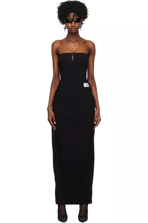 Dolce & Gabbana Donna Vestiti lunghi - Black Kim Kardashian Edition Zip Vent Maxi Dress