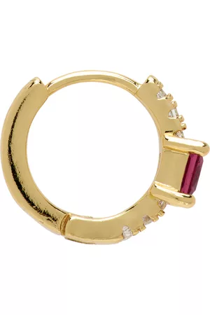 In Gold We Trust Uomo Orecchini - SSENSE Exclusive Gold Cross Single Earring