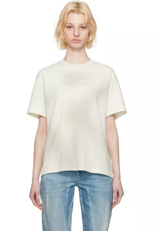 Guess Donna T-shirt - Off-White Printed T-Shirt