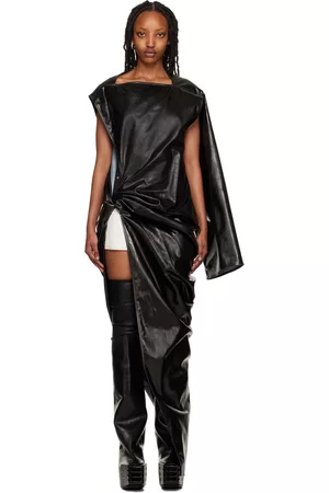 Rick Owens Donna Vestiti casual - Black Single-Shoulder Maxi Dress