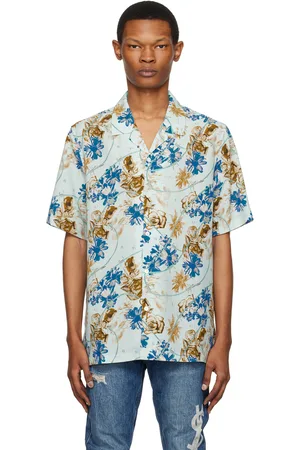 KSUBI Blue Floralist Shirt