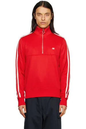 Ami Red Half-Zip Sweater