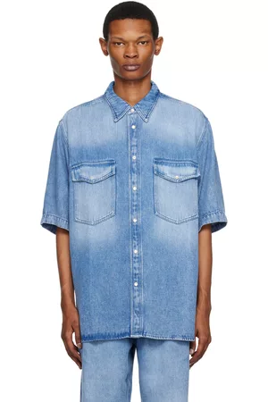 Isabel Marant Uomo Camicie denim - Blue Tigilin Shirt