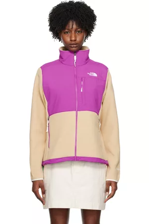 The North Face Donna Giacche - Beige & Purple Denali Jacket