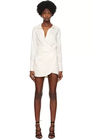 GAUGE81 Donna Vestiti estivi - Off-White Puno Minidress