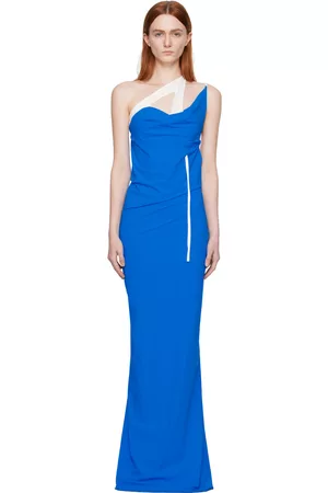 OTTOLINGER Donna Vestiti lunghi - Blue Single-Shoulder Maxi Dress