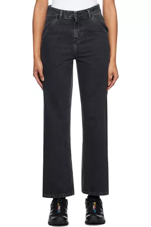 Carhartt Donna Pantaloni - Black Simple Jeans