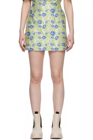 Ganni Donna Minigonne - Gray 3D Miniskirt