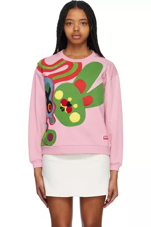 Kenzo Donna Felpe - Pink Paris o Sweatshirt