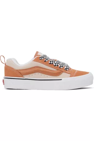 Vans Donna Sneakers - Orange & Beige Knu Skool VLT LX Sneakers