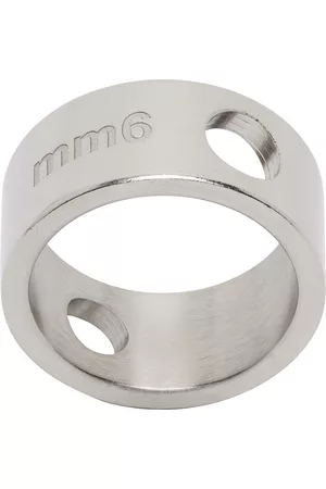 Maison Margiela Donna Anelli - Silver Logo Ring