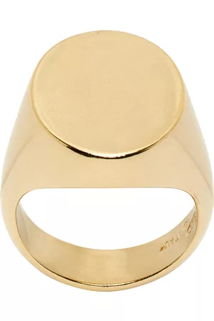 Maison Margiela Donna Anelli - Gold Chevalier Ring