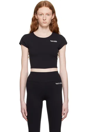 Sporty & Rich Black Bonded T-Shirt