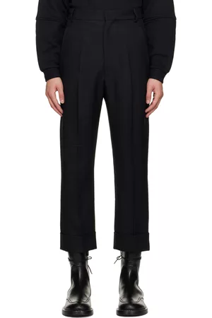 Random Identities Uomo Pantaloni slim & skinny - Black Slim Trousers
