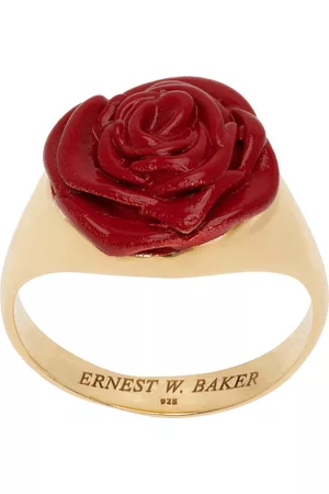 Ernest W. Baker Uomo Anelli - Gold & Rose Ring