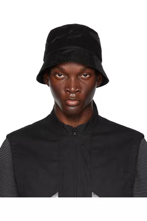 HOKITA Uomo Cappello Bucket - Black Velcro Bucket Hat