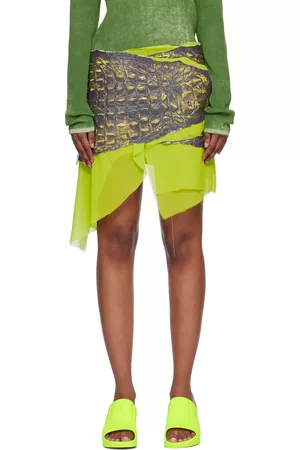 Diesel Donna Minigonne - Green L-Chidima Miniskirt